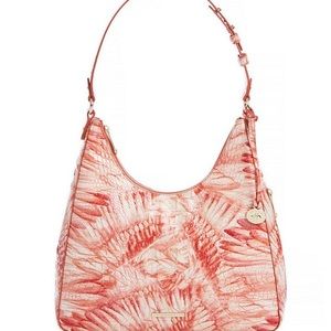 BRAHMIN
Melbourne Collection Pink Flamingo Print Tabitha Shoulder Bag